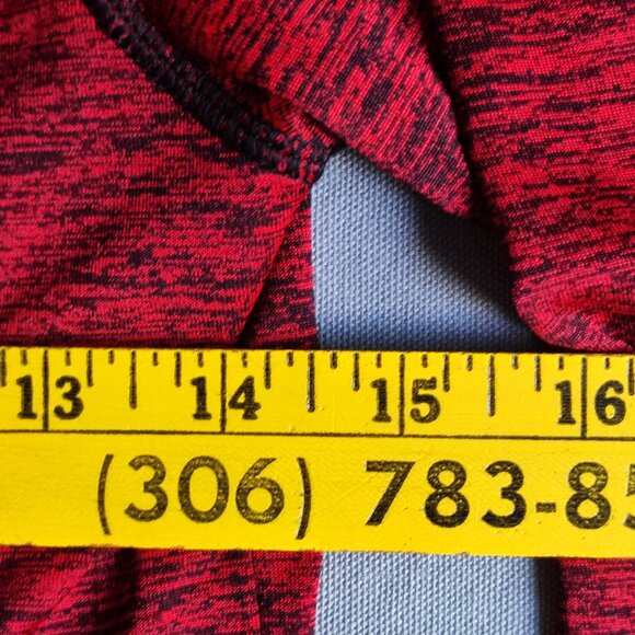 Under Armour lightweight hoodie kids unisex size M maroon salt and pepper - Picture 8 of 9